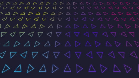 Wiederholter-Mehrfarbiger-Futuristischer-Hintergrund-Aus-Dreiecken-Und-Linien:-Vollständig-Wiederholbar