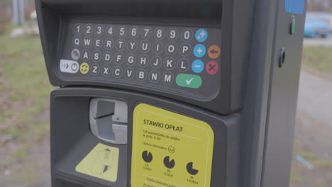 Modern-parking-meter-with-display-and-keypad