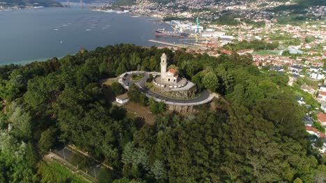 Luftaufnahme-Der-Stadt-Vigo,-Galizien,-Spanien