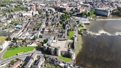 Luftaufnahme-Von-Limerick,-Irland