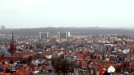 A-zoomed-in-video-of-Brussels-cityscape-from-the-top-of-a-church