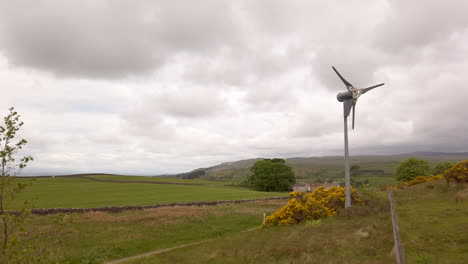 A-small-wind-turbine-in-a-rural-location-at-Leonards-Crag-North-Stanmore-Cumbria