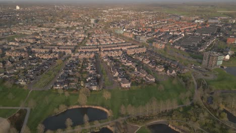 bird's-eye-view-of-the-city-of-Nijkerk-with-a-park