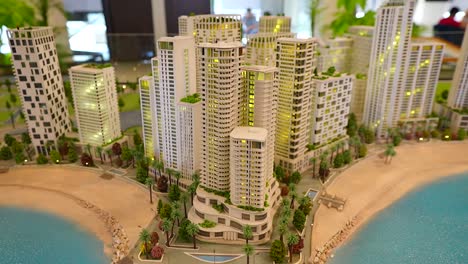 View-Of-Miniature-Showroom-Model-Of-Emaar-Karachi-Crescent-Bay-Properties