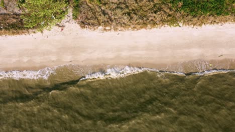 Drone-fly-over-coastline-environment-nature