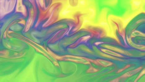 Golden-psychedelic-liquid-background,-seamless-loop