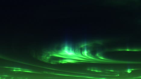 Beautiful-seamless-loop-of-green-northern-lights-in-the-night-sky