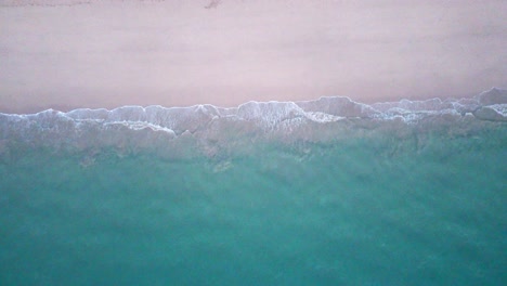Aerial-view-drone-over-beach-sea