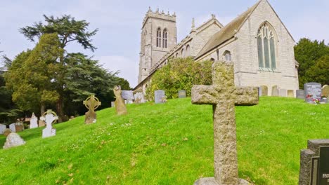 Video-Clip-De-La-Iglesia-Parroquial-En-La-Ciudad-Histórica-De-Burgh-Le-Marsh-En-El-Borde-De-Los-Wolds-De-Lincolnshire