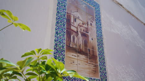 Pintura-Del-Casco-Histórico-A-La-Entrada-De-La-Casbah-De-Argel-En-Argelia
