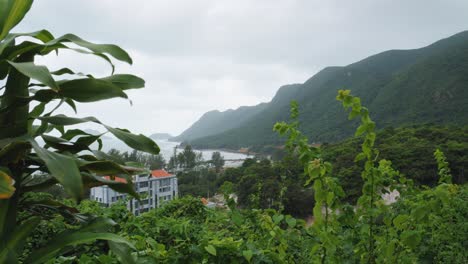 Resort-Hotel-Amidst-Beautiful-Nature-Landscape-In-Con-Dao-Island,-Vietnam