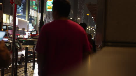 pedestrian-waling-at-night-in-safety-environment