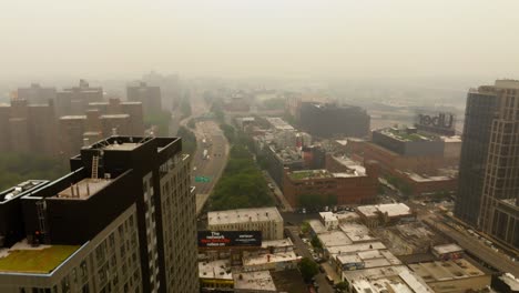 Smog-covered-Mott-Haven,-Bronx
