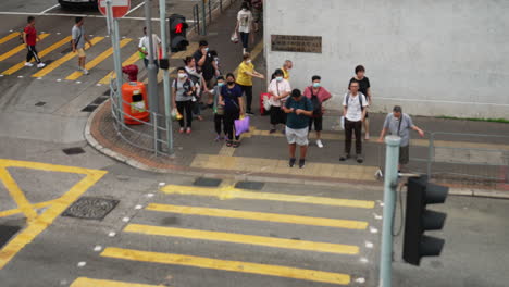 Verkehrserkennung-Für-Fußgänger-An-Verkehrssignalen-In-Hongkong