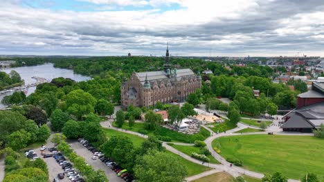 Nordic-Museum-in-Stockholm,-Sweden