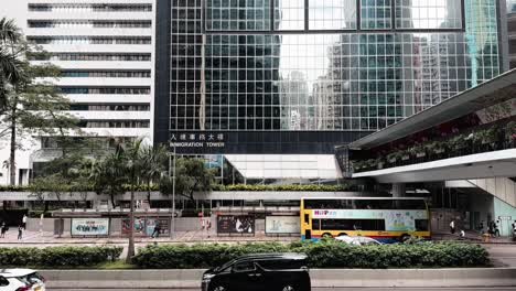 Das-Hong-Kong-Immigration-Tower-Gebäude-In-Wan-Chai