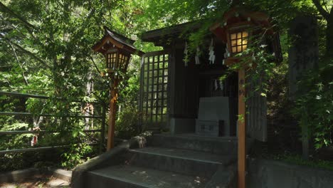 Peaceful-Agato-Shrine-Located-On-Stairs-Leading-To-Chureito-Pagoda