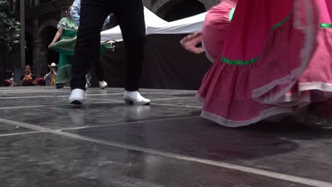 Feet-of-Mexican-folk-dancers-in-a-festival
