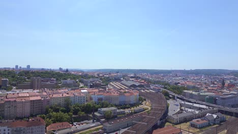 tower-and-Prague-main-station