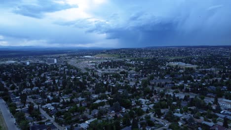 Rainy-Majesty:-Aerial-Glimpses-of-City-and-Neighborhoods-in-Calgary