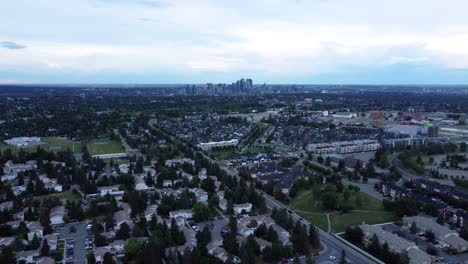 Calgary-DT-in-summeritime-rainy-weather.-Aerial-view