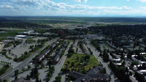 City-Skylines-Unveiled:-Aerial-Cityscape-Views-of-Calgary,-Canada