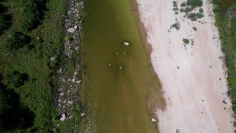 Drone-footage-of-Reimer's-Ranch-Park-located-in-Dripping-Springs-Texas-near-Austin