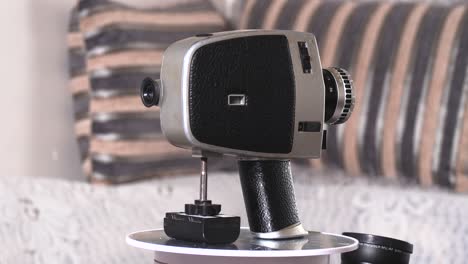 Bauer-C1m-Super-8mm-Cámara-De-Vídeo-Tocadiscos-Eliminación-De-Batería-Tecnología-Antigua-Lente-Incorporada-De-15-36mm
