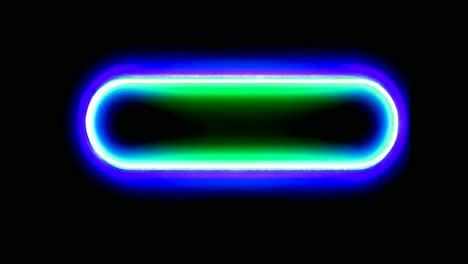 Neon-light-modern-border-tube-shape-animation-motion-graphics-for-video-elements-with-copy-space-and-black-background