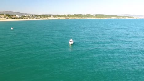 A-boat-in-the-mediterranean-sea
