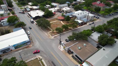 Imágenes-Aéreas-De-Johnson-City,-Texas.