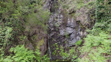 Aerial-rising-shot-of-cascata-do-chilrao-waterfall