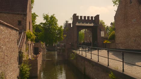 Great-gateway-in-Bruges-which-is-considered-one-of-the-most-beautiful-cities-in-Europe-