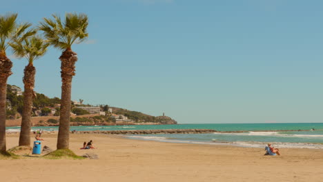 Famosa-Zona-De-Vacaciones-Junto-Al-Mar-En-La-Comunidad-Valenciana-En-España