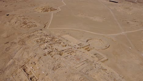 Aerial-video-of-the-ancient-archaeological-UNESCO-site-of-Caral