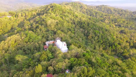 Aerial-view-of-Rhema-hill-with-Chicken-Church-"Gereja-Ayam