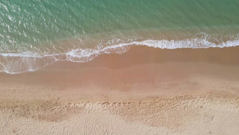 Aerial-4K-drone-footage-of-beach-in-Coma-Ruga