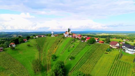 Stunning-aerial-4K-drone-footage-of-the-charming-village-of-Hum-pri-Ormo?