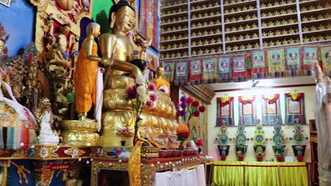 buddha-statue-at-buddhist-monastery-inside-view-at-morning-from-different-angle-video-is-taken-at-manali-himachal-pradesh-india-on-Mar-22-2023