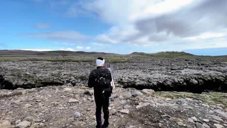 Iceland---Embark-on-a-spiritual-journey-through-Iceland's-natural-wonders-on-the-trail-to-Skógafoss-waterfall