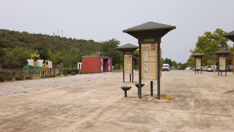 A-children's-play-area-with-toilets-and-a-lifetrail-outdoor-exercise-system-for-the-public