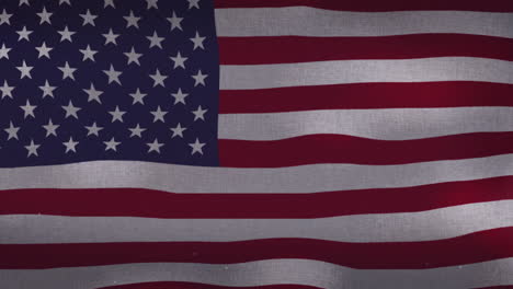 Die-Schwenkende-Nationalflagge-Der-Vereinigten-Staaten-Von-Amerika