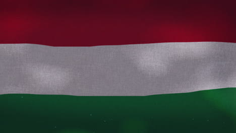 The-Hungary-national-waving-flag