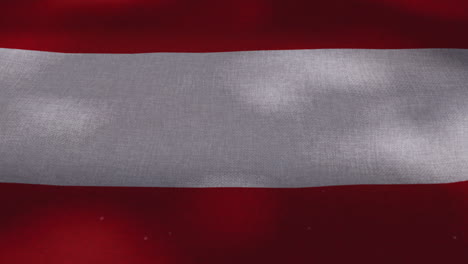 La-Bandera-Ondeante-Nacional-De-Austria