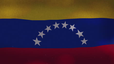 Die-Wehende-Nationalflagge-Venezuelas