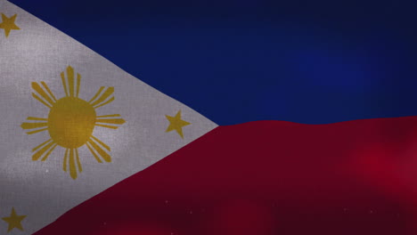 The-Philippines-national-waving-flag