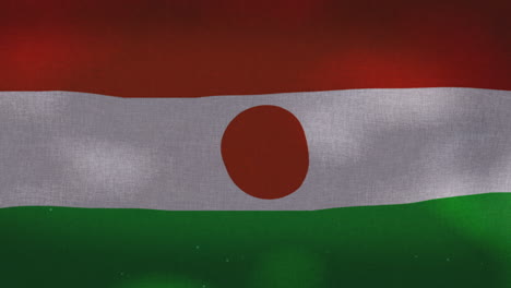 La-Bandera-Ondeante-Nacional-De-Níger