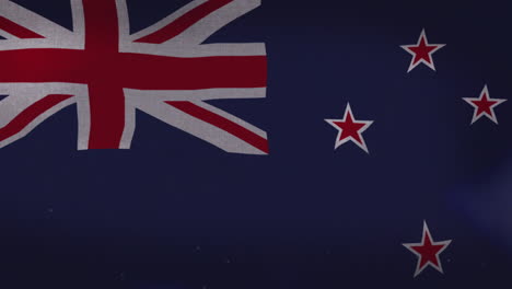 La-Bandera-Ondeante-Nacional-De-Nueva-Zelanda