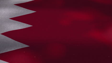 The-Bahrain-national-waving-flag