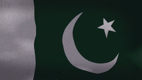 The-Pakistan-national-waving-flag